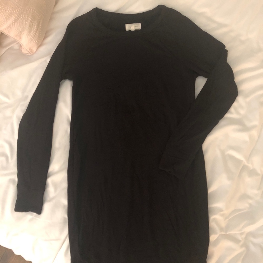 Lou & Grey Comfy Black Sweater Dress!